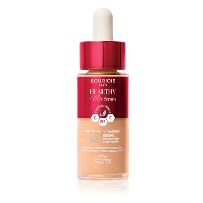 Bourjois Healthy Mix lehký make-up pro přirozený vzhled odstín 51W Light Vanilla 30 ml