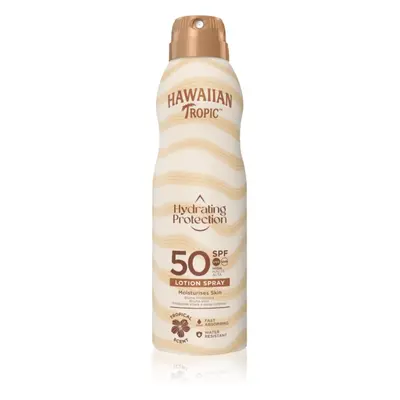 Hawaiian Tropic Hydrating Protection Lotion Spray opalovací sprej SPF 50 220 ml