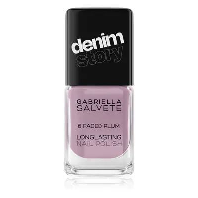 Gabriella Salvete Denim Story dlouhotrvající lak na nehty odstín 06 Faded Plum 11 ml