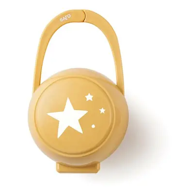 Saro Baby Pacifier Box Galaxy krabička na dudlík Mustard 1 ks