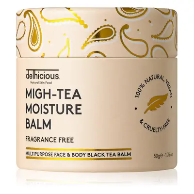 delhicious MIGH-TEA MOISTURE BALM multifunkční balzám pro velmi suchou a citlivou pleť bez parfe