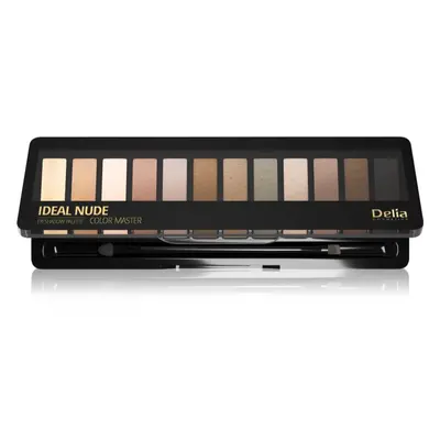 Delia Cosmetics Ideal Nude Color Master paletka očních stínů odstín 02 18 g