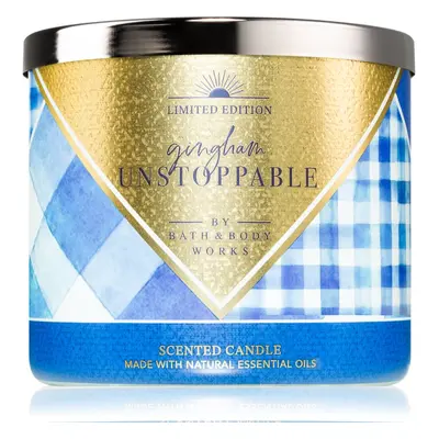 Bath & Body Works Limited Edition Gingham Unstoppable vonná svíčka 411 g