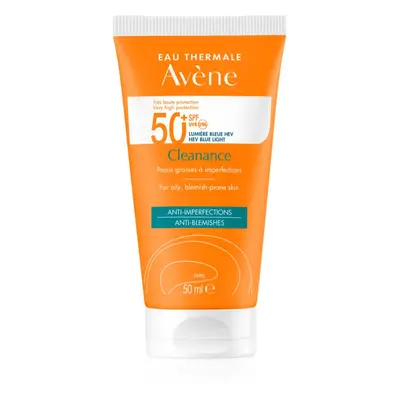 Avène Cleanance Solaire sluneční ochrana pleti se sklonem k akné SPF 50+ 50 ml