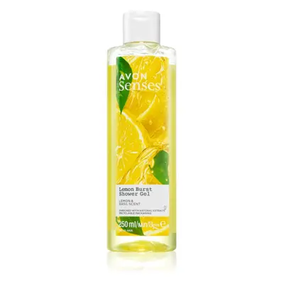 Avon Senses Lemon Burst osvěžující sprchový gel 250 ml