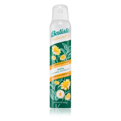 Batiste Naturally Green tea & Chamomile suchý šampon pro absorpci přebytečného mazu a pro osvěže