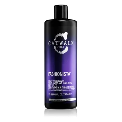 TIGI Catwalk Fashionista fialový kondicionér pro blond a melírované vlasy 750 ml