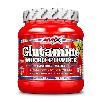 Amix L-Glutamine Micro Powder podpora tvorby svalové hmoty 300 g