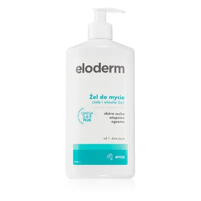 Eloderm Body & Hair Shower Gel mycí gel na tělo a vlasy pro děti od narození 400 ks