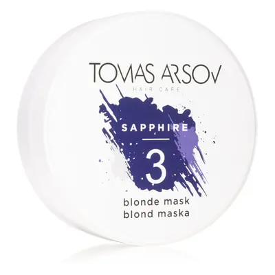 Tomas Arsov Sapphire Blonde Mask přirozeně neutralizující maska pro blond a melírované vlasy 100