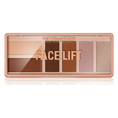 Makeup Revolution Face Lift paleta na kontury obličeje odstín Light to Medium 6x1,8 g