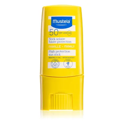 Mustela Sun High Protection Sun Stick tyčinka na opalování SPF 50 9 ml