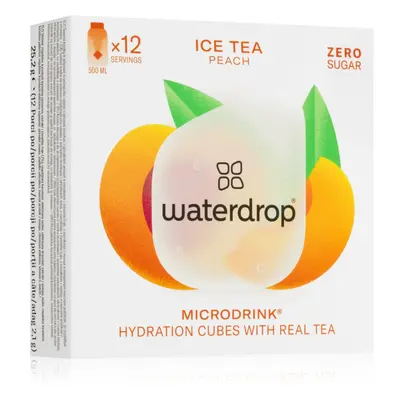 Waterdrop Microdrink Ice Tea nápoj s vitamínem C a B3 příchuť Peach 12 ks