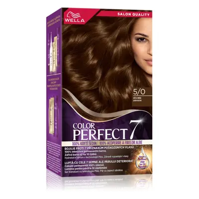 Wella Color Perfect barva na vlasy odstín 5/0 Light Brown 1 ks