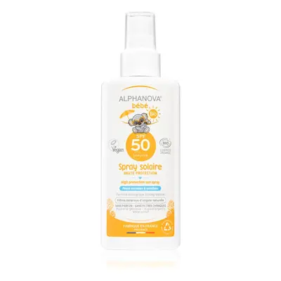 Alphanova Sun Baby opalovací sprej pro děti 125 g