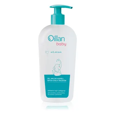 Oillan Baby Gentle Body Wash dětský mycí gel a šampon 3 v 1 750 ml