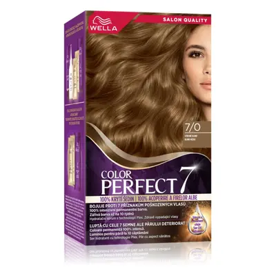 Wella Color Perfect barva na vlasy odstín 7/0 Medium Blonde 1 ks