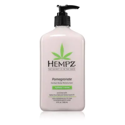 HEMPZ Pomegranate tělové hydratační mléko 500 ml