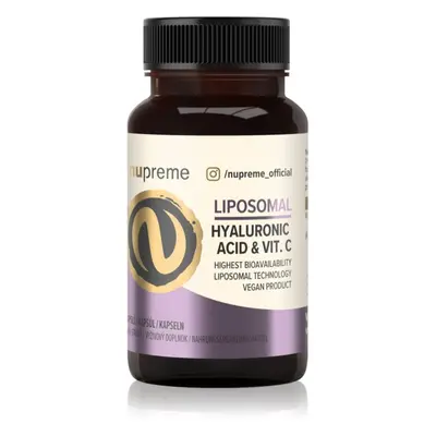 Nupreme Liposomal Hyaluronic Acid & Vit. C kapsle proti stárnutí a na zpevnění pleti 30 cps