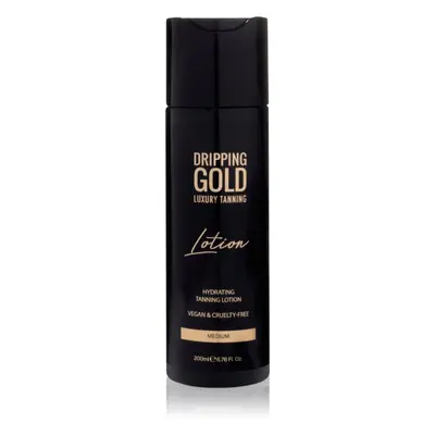 Dripping Gold Luxury Tanning Lotion hydratační samoopalovací mléko pro intenzivní opálení odstín