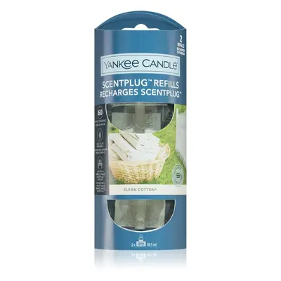 Yankee Candle Clean Cotton náplň do elektrického difuzéru 2x18,5 ml