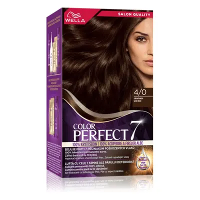 Wella Color Perfect barva na vlasy odstín 4/0 Medium Brown 1 ks