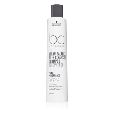 Schwarzkopf Professional BC Bonacure Clean Balance hloubkově čisticí šampon 250 ml