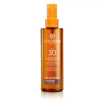 Collistar Smart Sun Protection Supertanning Moisturizing Dry Oil SPF 30 ochranný suchý olej na o