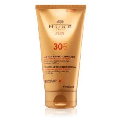 Nuxe Sun opalovací mléko na obličej a tělo SPF 30 150 ml