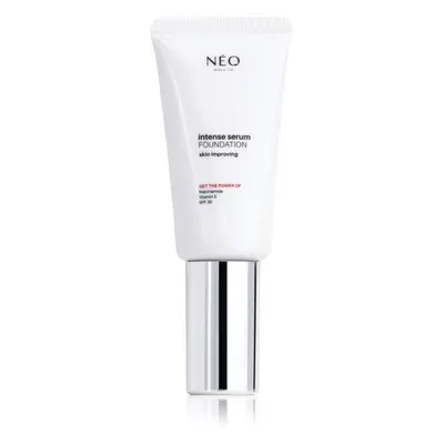 NEO MAKE UP Intense Serum Foundation lehký make-up SPF 30 odstín 01 Porcelain 30 ml