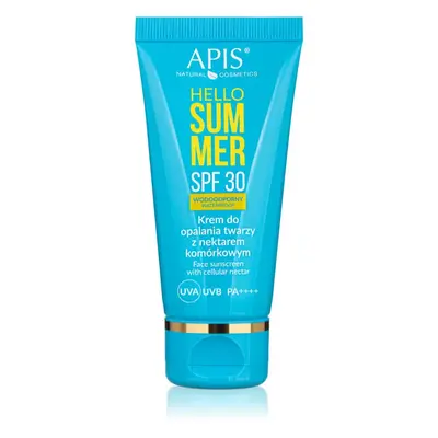 Apis Natural Cosmetics Hello Summer opalovací krém na obličej SPF 30 50 ml