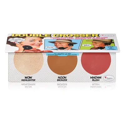 theBalm Double Crosser® paletka na tvář 3 v 1 8,5 g