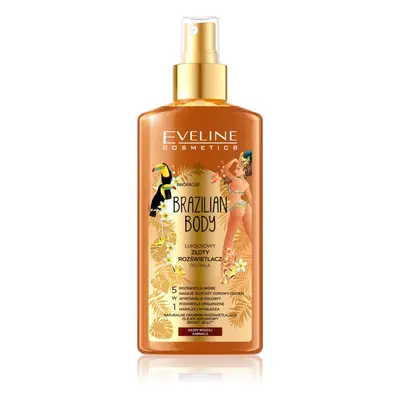 Eveline Cosmetics Brazilian Body hydratační tělový sprej třpytivý 150 ml