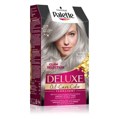 Schwarzkopf Palette Deluxe permanentní barva na vlasy odstín U71 Ledový stříbrný 1 ks