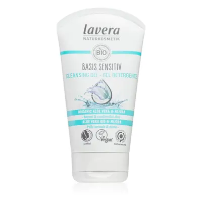 Lavera Basis Sensitiv jemný čisticí gel pro normální až smíšenou pleť 125 ml