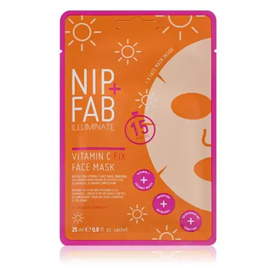 NIP+FAB Vitamin C Fix plátýnková maska na obličej 25 ml