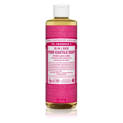 Dr. Bronner’s Rose tekuté univerzální mýdlo 475 m