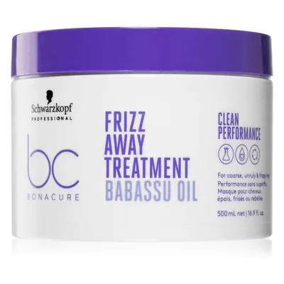 Schwarzkopf Professional BC Bonacure Frizz Away Treatment maska pro nepoddajné a krepatějící se 