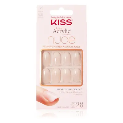 KISS Nude Nails Graceful umělé nehty medium 28 ks