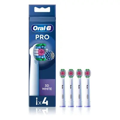 Oral B PRO 3D White náhradní hlavice pro zubní kartáček 4 ks