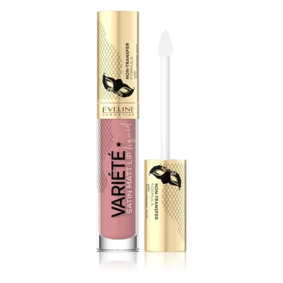 Eveline Cosmetics Variété tekutá rtěnka s matným finišem odstín 02 Raspberry Cream 4,5 ml