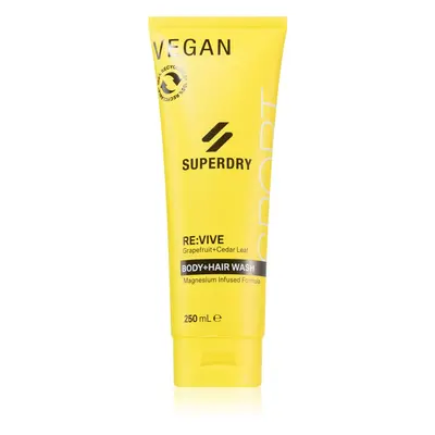 Superdry RE:vive sprchový gel na tělo a vlasy pro muže 250 ml