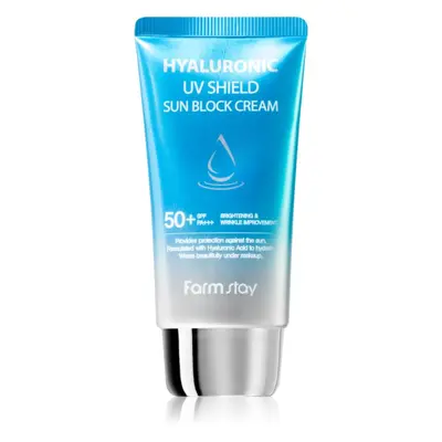 Farmstay Hyaluronic UV Shield Sun Block Cream ochranný pleťový krém s kyselinou hyaluronovou SPF