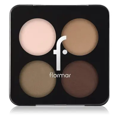 flormar Color Eyeshadow Palette paletka očních stínů odstín 004 Swiss Chocolate 6 g