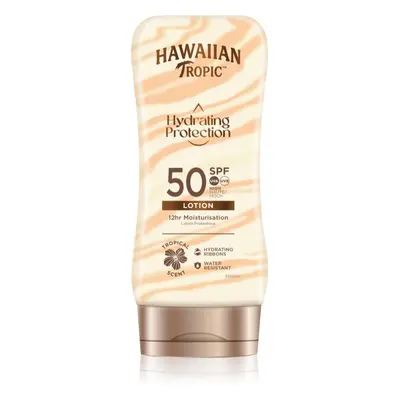 Hawaiian Tropic Hydrating Protection Lotion opalovací krém na tělo SPF 50 180 ml