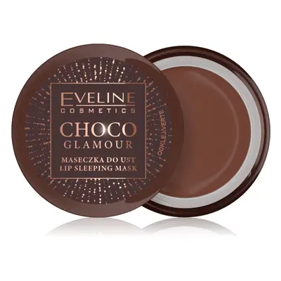 Eveline Cosmetics Choco Glamour noční regenerační maska na rty 12 ml