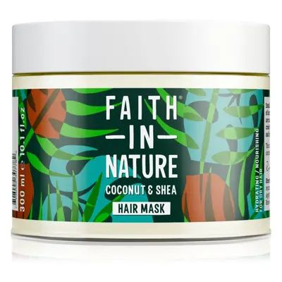 Faith In Nature Coconut & Shea hydratační maska pro suché a poškozené vlasy 300 ml