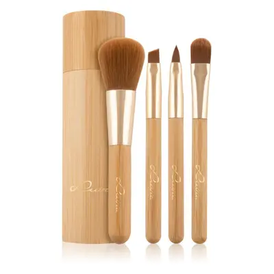 Luvia Cosmetics Bamboo Travel sada štětců cestovní