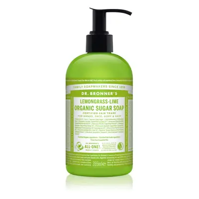 Dr. Bronner’s Lemongrass & Lime tekuté mýdlo na tělo a vlasy 355 ml