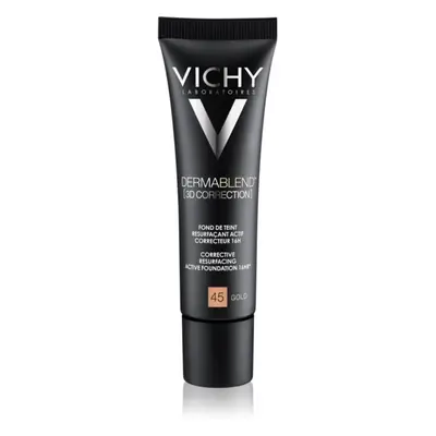 Vichy Dermablend 3D Correction korekční vyhlazující make-up SPF 25 odstín 45 Gold 30 ml